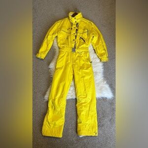 Killy Master Tech A.W.T. Recco Rescue System Yellow Ski Jumpsuit EUR 38/ US 8-10